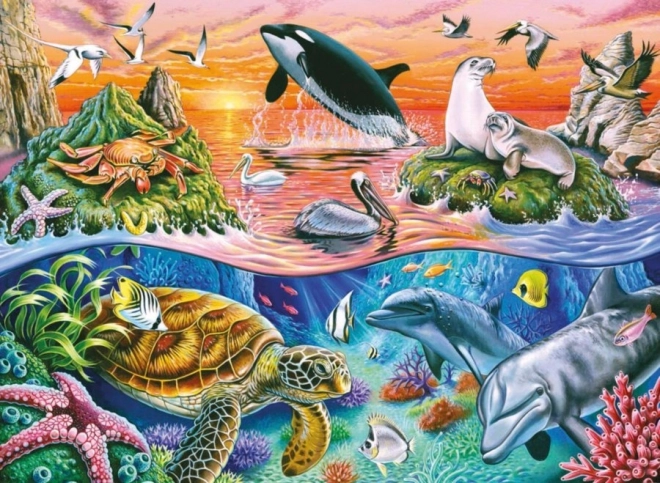 Puslespil Smukke ocean XXL fra Ravensburger 100 brikker