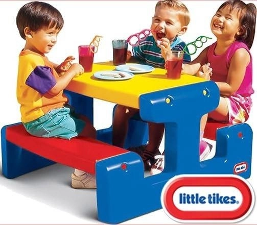 Piknikbord Junior blå