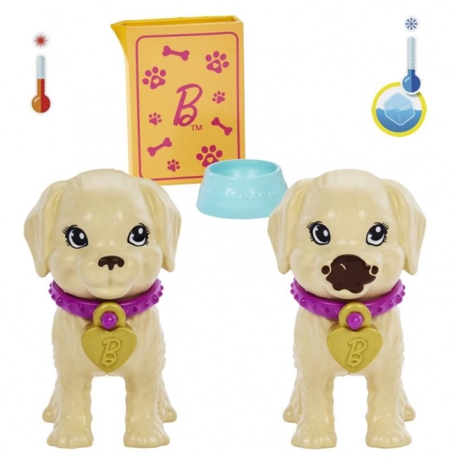 Barbie Dukke med hundehvalpe HKD86