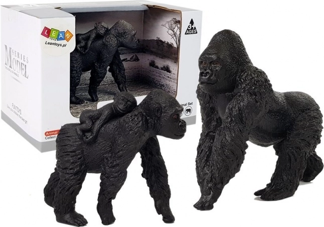 Figur Sæt Dyr Gorillaer