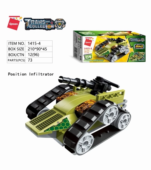 Qman Thunder Expedition Kampbil 1415 sæt 8v1