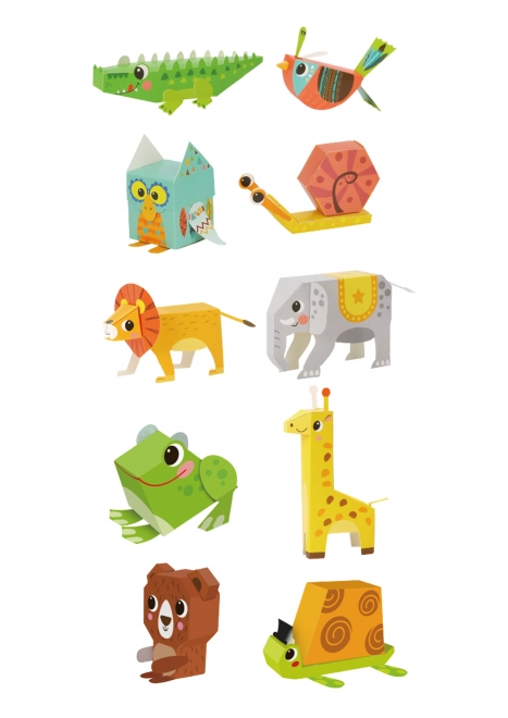 Woopie art&fun kreativ sæt origami 3D dyrefigurer