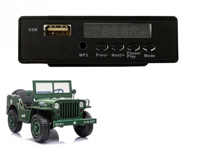 Musikpanel til køretøj med batteridrift JH101