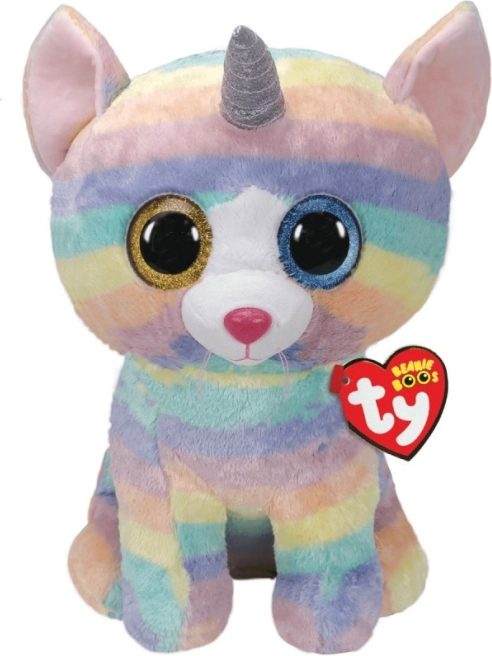 Plysbamse enhjørningekilling TY Beanie Boos Heather 42 cm
