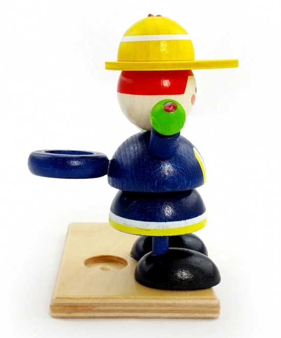 Timeglas med brandmand figur til børn