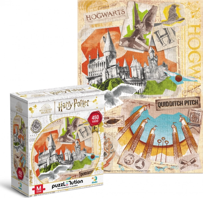 Puslespil Harry Potter: Skolen for heksekunst og trolddom i Hogwarts 450 brikker