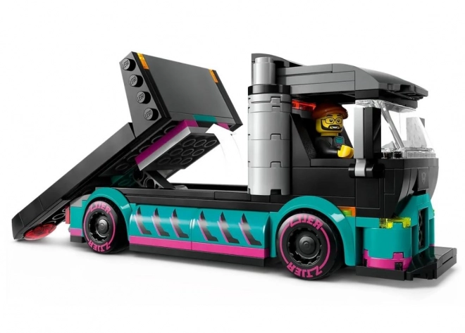 LEGOae City 60406 Lastbil med racerbil