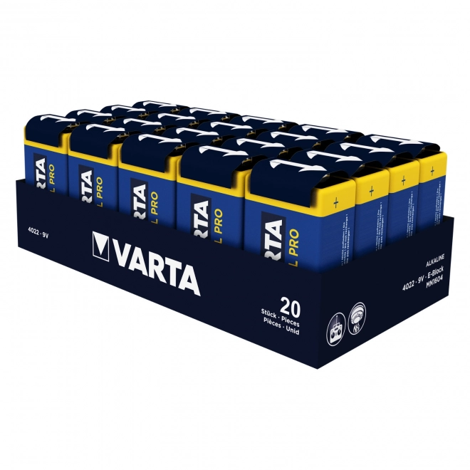 9V alkalisk batteri Varta Industrial Pro 6LR61 - 1 stk
