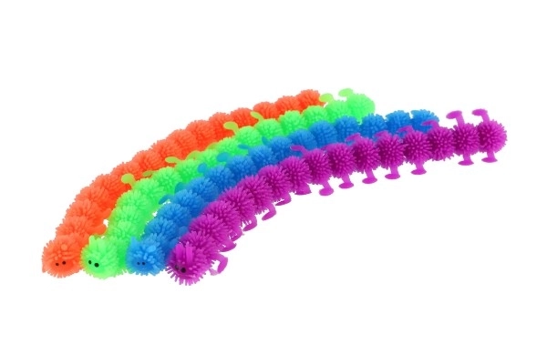 Housenka katte anti-stress silikone 24cm mulighed for 4 farver