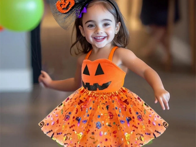 Halloween-kostume med hårbøjle og tutu-nederdel