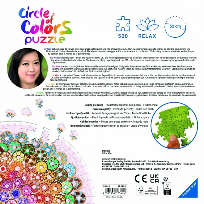 Puzzle Donuts 500 stk Ravensburger