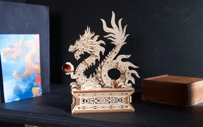Ugears 3D træ mekanisk puslespil Drage