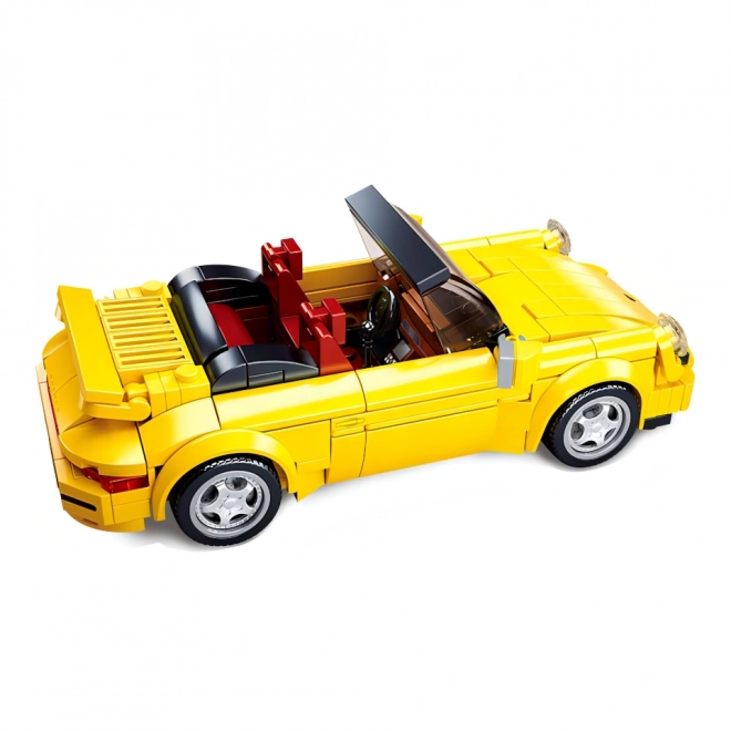 Gul sportsvogn Sluban ModelBricks