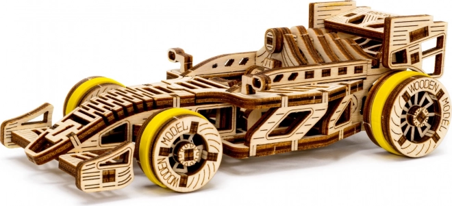 WOODEN CITY 3D puslespil Racerbil Bolid 108 dele