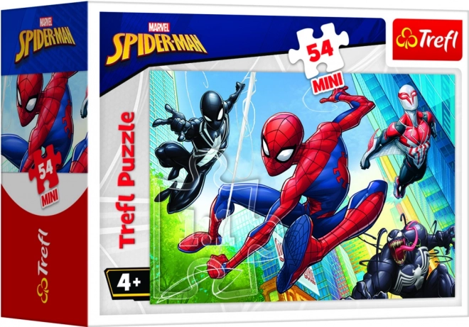 Minipuslespil 54 brikker Spider-Man fra Trefl