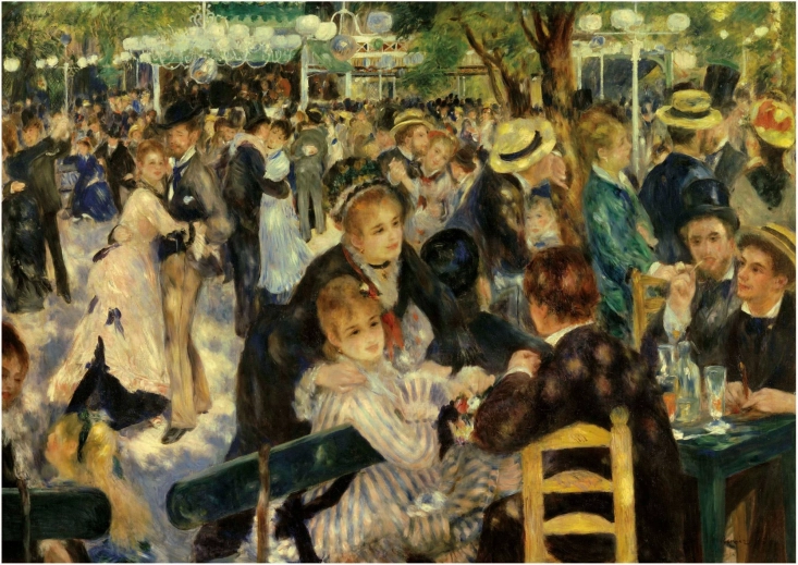 Puslespil Dans i Moulin de la Galette 3000 brikker