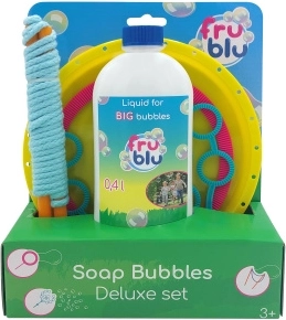 fru blu deluxe sæt til kæmpe bobler med 0,4 l væske
