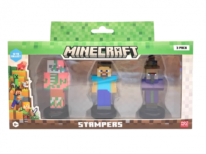 Minecraft stempler 3-pak