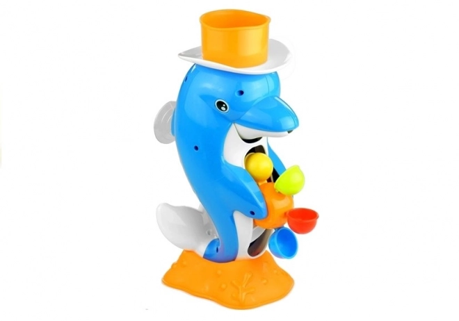 Legetøj til badet med fontæne Dolphin Reels