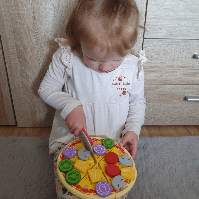 Bigjigs Legetøj Træskæringspizza