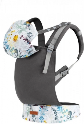 ergonomisk bæresele MoMi Collet blomster