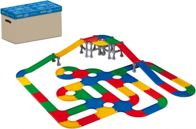 Broer og veje 3D plastbyggesæt i æske 58 × 39 cm