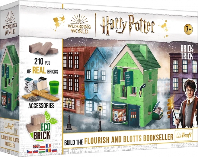Byggesæt BRICK TRICK HARRY POTTER – Boghandlen Flourish and Blotts, 210 dele