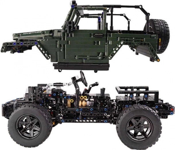 Aftageligt karrosseri og detaljeret chassis