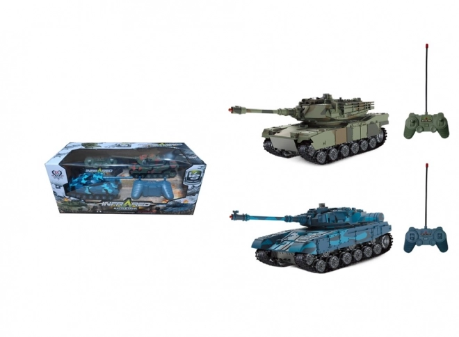 RC tank med infrarødt system