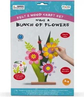 Fiesta Crafts Kreativt sæt 3D-puslespil Buket