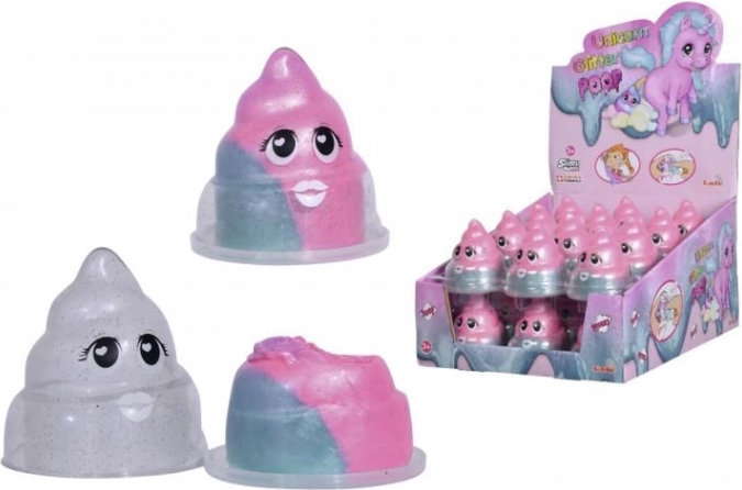 Slimy Unicorn pruttende slim i bæger 80 g