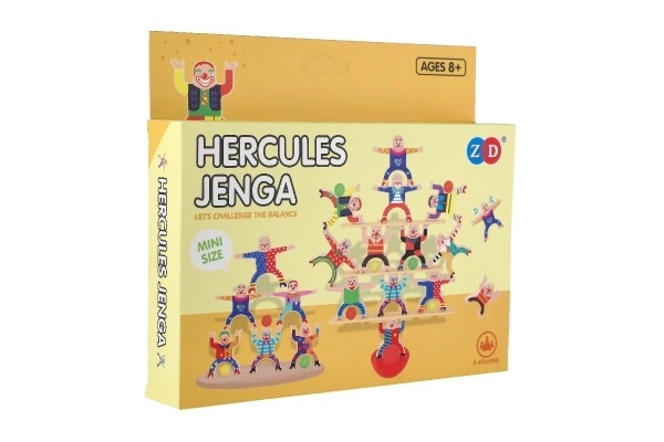 Spil balancerende hercules mini plast 26stk 3 farver i æske 21x19x3,5cm