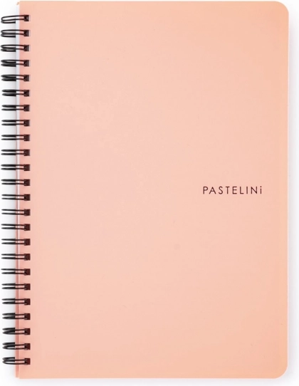 Ringblok A5 Pastelini abrikosfarvet