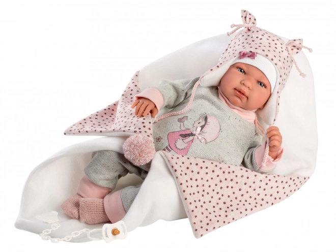 Llorens M844-60 tøj til babydukke NEW BORN størrelse 43-44 cm