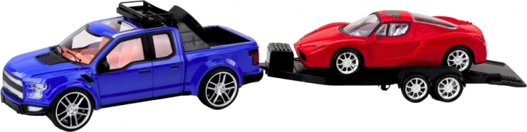 Funktionel transport med nedklappelig rampe