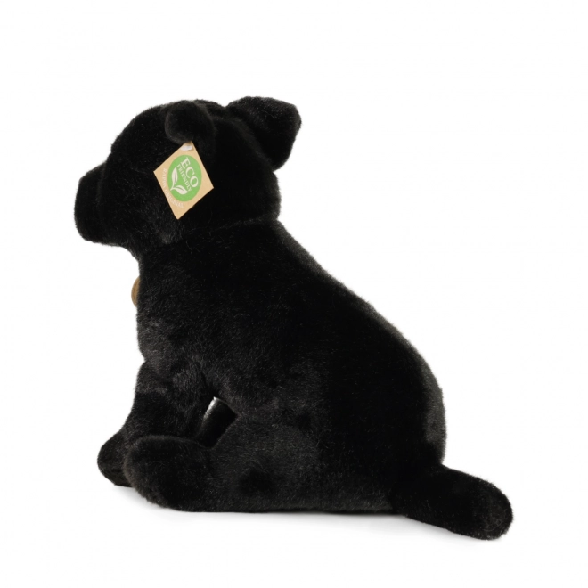 Plys hund Staffordshire bullterrier 30 cm sort ECO-FRIENDLY