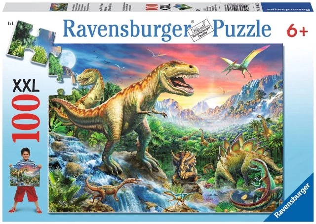Ravensburger puslespil Dinosaurernes tidsalder 100 brikker