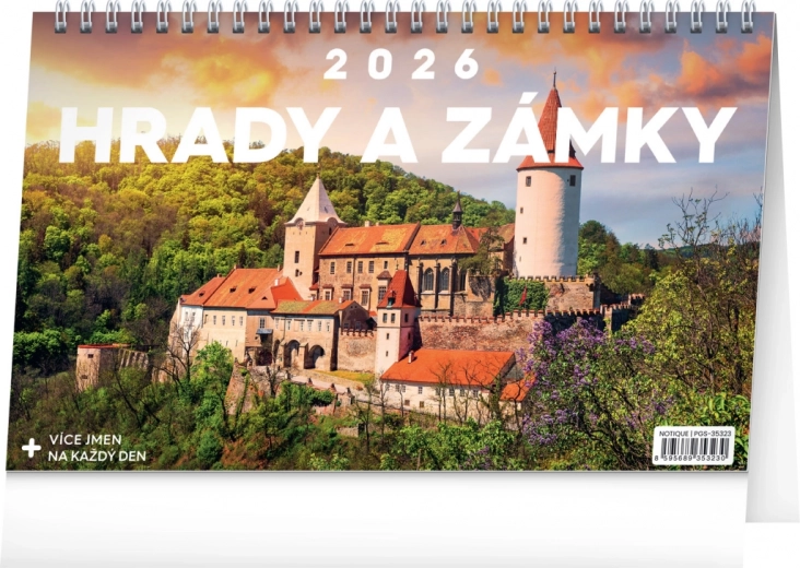 Bordkalender Borge og Slotte 2026