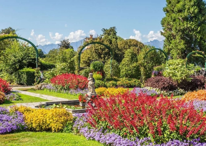 Puslespil 1000 brikker – haven ved Villa Pallavicino RAVENSBURGER