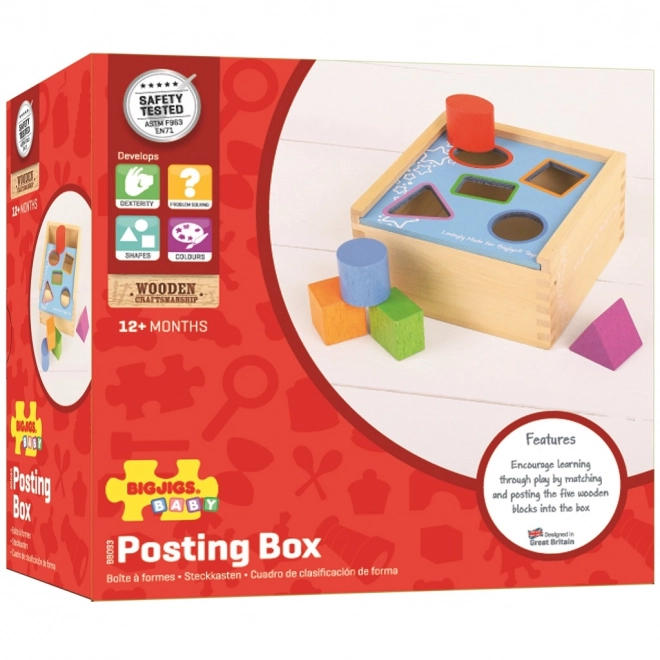 Bigjigs Toys Form Indsats Kasse