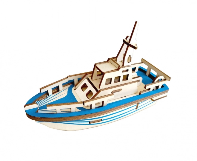 Træ 3D puslespil Skib