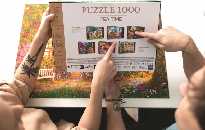 Puslespil 1000 brikker Premium Plus Dyrenes Paradis