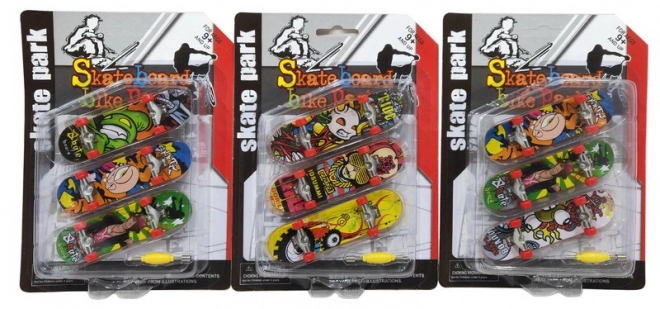 Sæt med fingerboards 3 stk
