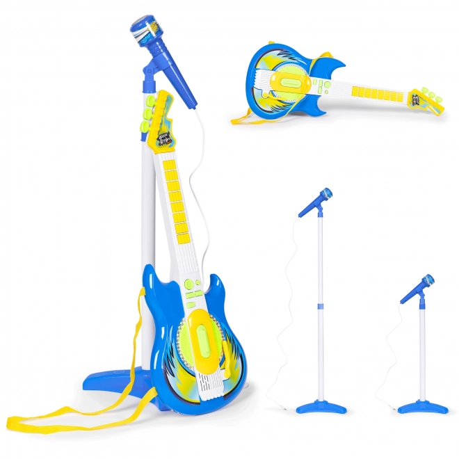 Sæt mikrofoner til elektrisk guitar til børn mp3 - blå