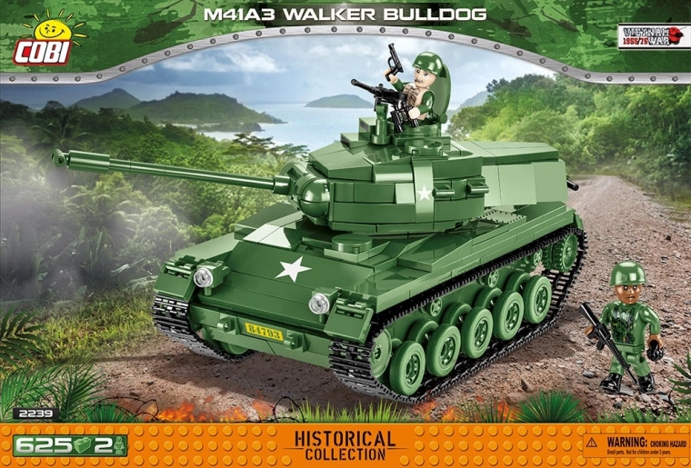 Byggesæt: M41A3 Walker Bulldog – let amerikansk opklaringskampvogn