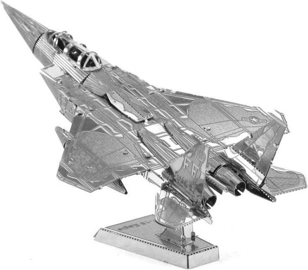3D-puslespil jagerfly F-15 Eagle fra Metal Earth