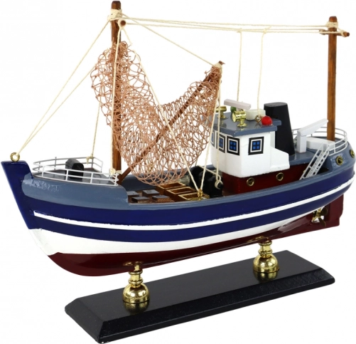 Træsamlerfiskerbåd – dekorativ model