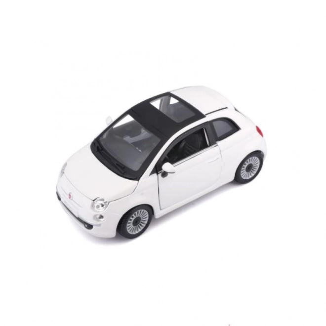 Bburago 1:24 Fiat 500 (2007) Hvid