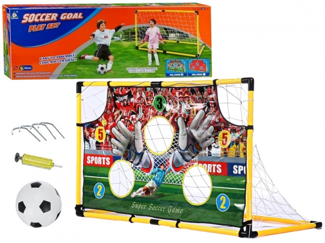 Børnefodboldmål med net