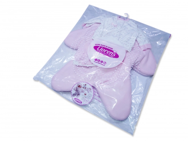 Llorens M740-38 sæt tøj til dukke baby NEW BORN størrelse 40-42 cm